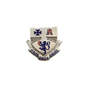 US Army Crest DI / DUI Pin 112th Infantry Regiment Made in Germany